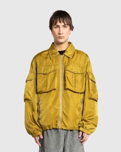 Dries van Noten Veste Surteinte Olive | Vetements D'Exterieur