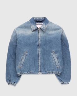 Acne Studios Doudoune En Jean Bleu | Vetements D'Exterieur