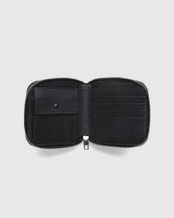 Acne Studios Portefeuille Zippe Noir | Portefeuilles