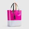 Marni Sac Shopping Tribeca Bicolore Rose/Gris | Sacs