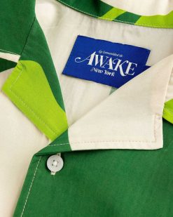 Awake NY Chemise Camp Florale Vert | Chemises