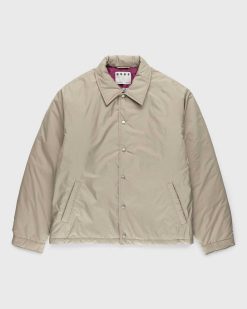 Highsnobiety HS05 Veste Eco-Poly Isolee Legere Beige | Vetements D'Exterieur