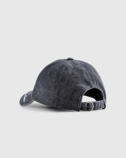 Acne Studios Casquette Logo Delave Noir | Chapeaux