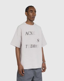 Acne Studios T-Shirt Logo Beige | T-Shirts