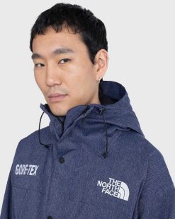 The North Face Veste Gore-Tex Mountain Bleu Denim/Noir Tnf | Vetements D'Exterieur