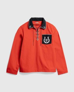 Bode Pull Lucky Horseshoe Ecru/Noir | Chemises