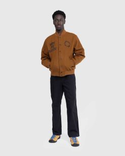 Carhartt WIP Bomber Universitaire De Travail Marron Fonce Hamilton | Vetements D'Exterieur