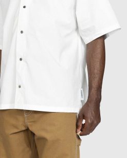 Highsnobiety Chemise Manches Courtes En Popeline Blanc | Chemises