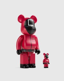 Medicom Be@Rbrick Squid Game Guard 100% & 400% Set Multi | Objets De Collection