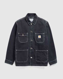 Carhartt WIP Manteau Og Chore Noir/Delave Epais | Vetements D'Exterieur