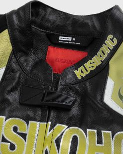 KUSIKOHC Veste Spidi Rider Noir/Vert Fonce | Vetements D'Exterieur