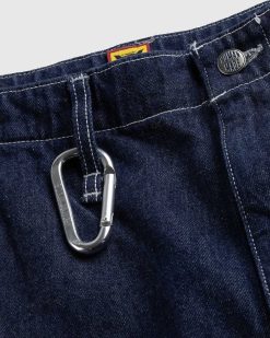 Human Made Pantalon Cargo En Jean Indigo | Pantalon