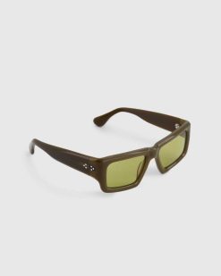 Port Tanger Sabea Noir/Olive Chaude | Des Lunettes De Soleil