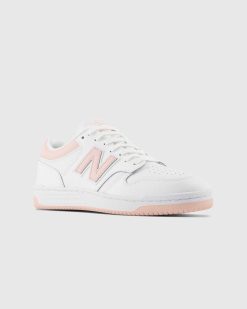 New Balance Bb480 Lph Blanc/Rose | Baskets