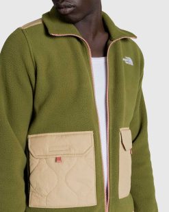 The North Face Veste Polaire Entierement Zippee Royal Arch Forest Olive/Kaki Stone | Vetements D'Exterieur