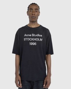 Acne Studios T-Shirt Logo Noir | T-Shirts