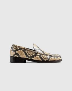 Acne Studios Mocassins En Cuir Beige | Baskets