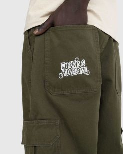 Fucking Awesome Pantalon Cargo Pbs Olive | Pantalon