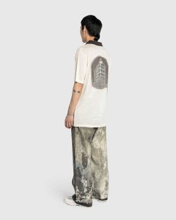 Acne Studios T-Shirt Logo Blanc Ivoire | T-Shirts