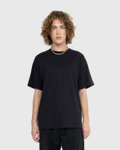 Stone Island T-Shirt A Logo Teint En Piece Noir | T-Shirts