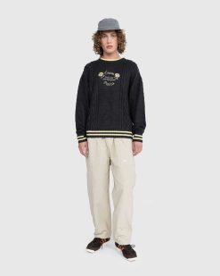 Patta Loves You Pull Tricote Torsade Pirate Noir | Tricots