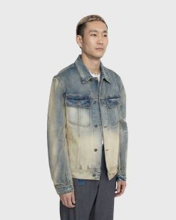 Diesel Veste Trucker D-Barcy Bleu | Vetements D'Exterieur