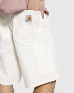 Carhartt WIP Double Genou Court Cire/Rince | Shorts