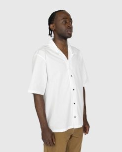 Highsnobiety Chemise Manches Courtes En Popeline Blanc | Chemises