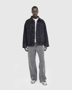 Acne Studios Veste En Jean Oversize Noir | Vetements D'Exterieur