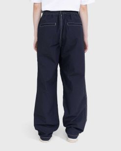 Highsnobiety Pantalon Surpiqures Contrastees Marine | Pantalon