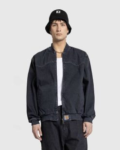 Carhartt WIP Bomber Og Santa Fe Noir/Teint Pierre | Vetements D'Exterieur