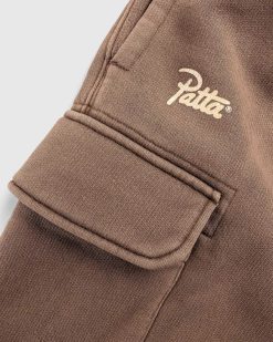 Patta Short De Jogging Cargo Delave Classique Morel | Shorts