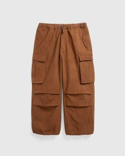 Story mfg. Pantalon Peace Bark Brown Slub | Pantalon