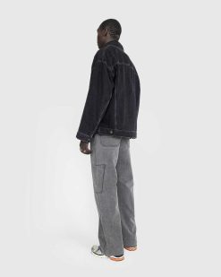 Acne Studios Veste En Jean Oversize Noir | Vetements D'Exterieur