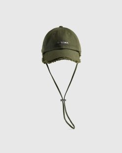 JACQUEMUS La Casquette Artichaut Kaki | Chapeaux