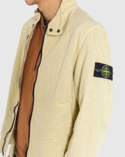 Stone Island Veste Nylon-Tc Beige Naturel | Vetements D'Exterieur