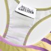 Jean Paul Gaultier Maillot De Bain Imprime Morphing Stripes Vert | Maillots De Bain