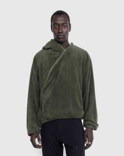 Post Archive Faction (PAF) 5.1 Sweat A Capuche Center Vert Olive | Sueurs