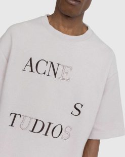 Acne Studios T-Shirt Logo Beige | T-Shirts