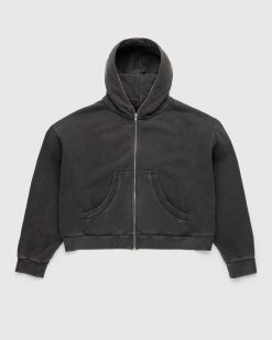 Entire Studios Eternal Zip Lave Noir | Tricots