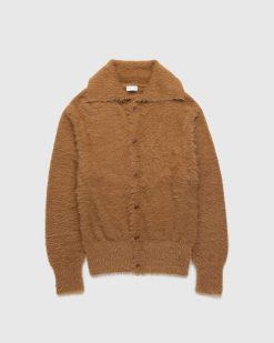 Dries van Noten Merdan Tricot Camel Fonce | T-Shirts