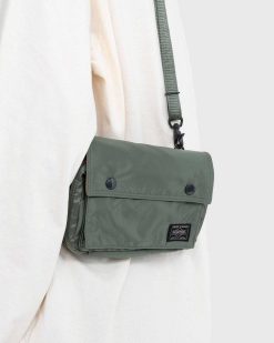 Porter-Yoshida & Co. Sac Bandouliere Tanker Clip Vert Sauge | Sacs