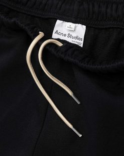 Acne Studios Pantalon De Survetement En Coton Noir | Pantalon