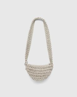 J.W. Anderson Echarpe Popcorn Gris | Sacs