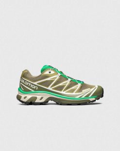 Salomon Xt-6 Herbe Sechee/Vert Lichen Profond/Vert Vif | Baskets