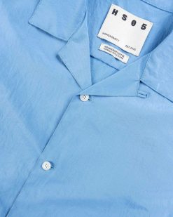 Highsnobiety HS05 Chemise Brossee A Manches Courtes Bleu | Chemises