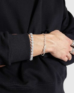 Hatton Labs Bracelet Tennis Marguerite Argent | Bijoux