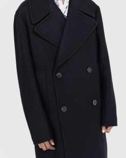 Dries van Noten Manteau Corbeau Noir | Vetements D'Exterieur