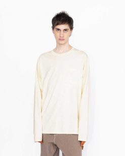 Highsnobiety HS05 Jersey Boxy Manches Longues Teint Pigmente Naturel | T-Shirts