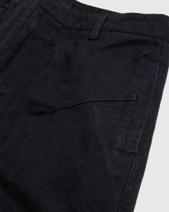 Entire Studios Cargo Rigide Noir | Pantalon